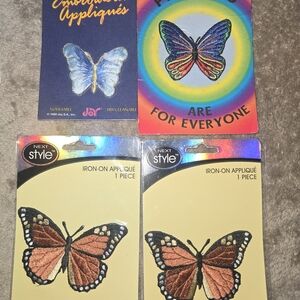 Butterfly Iron-On Appliques Set